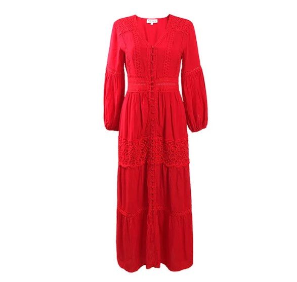 Robe Années 40 Longue - Louise Vintage