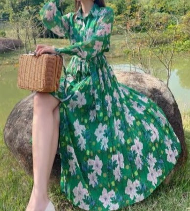 Robe Années 40 Printemps - Louise Vintage
