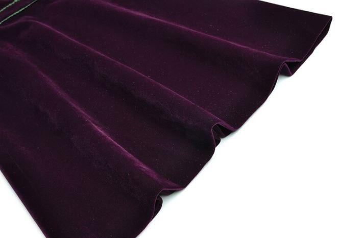 Robe Années 40 Velours Fleurs - Louise Vintage