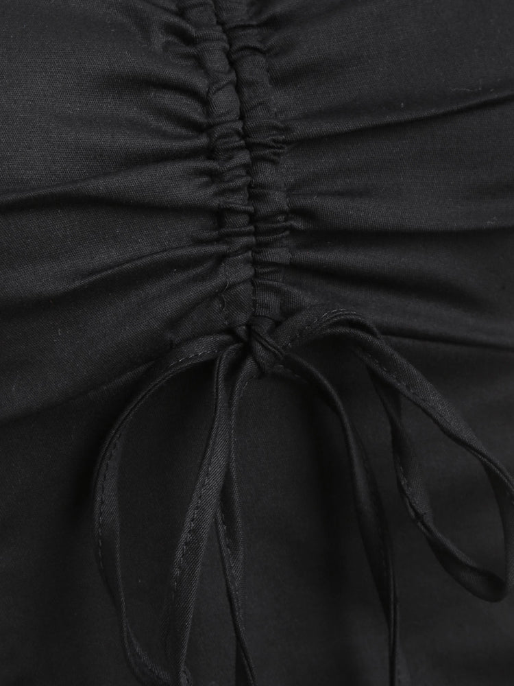 Robe Années 50 60 Rouge et Noire - Louise Vintage