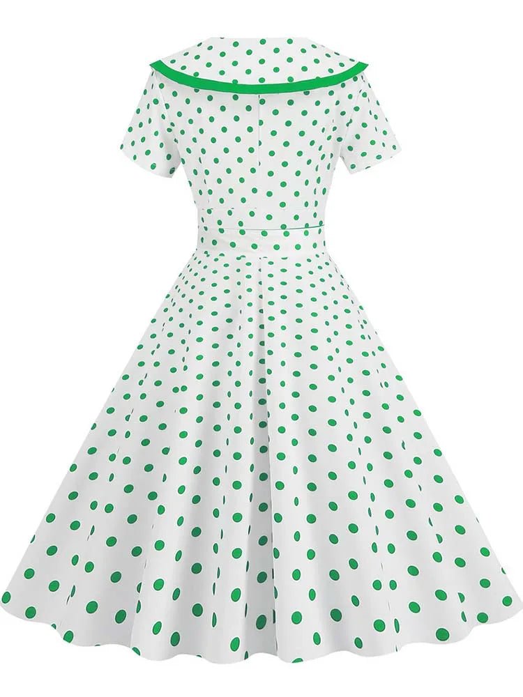 Robe Années 50 à Pois - Louise Vintage