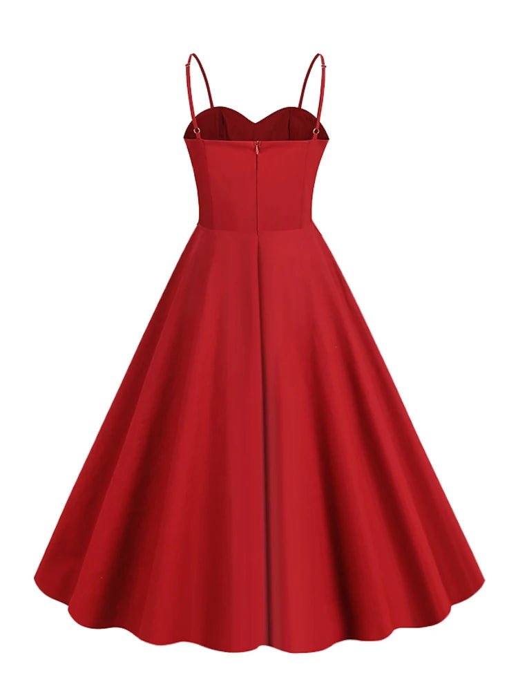 Robe Années 50 Bordeaux - Louise Vintage