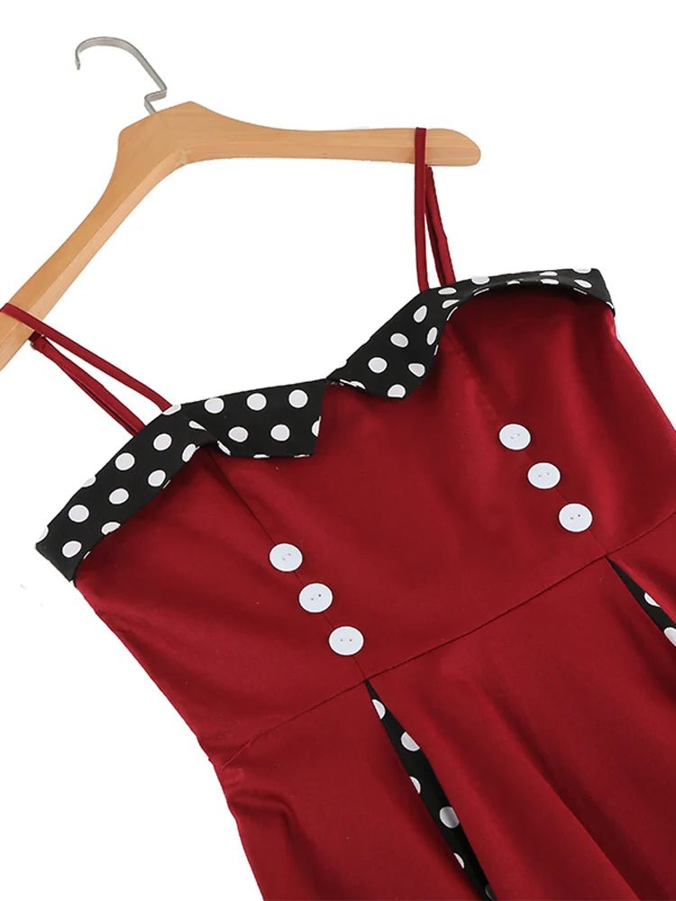 Robe Années 50 Bordeaux - Louise Vintage