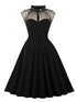 Robe Années 50 Chic Noir - Louise Vintage