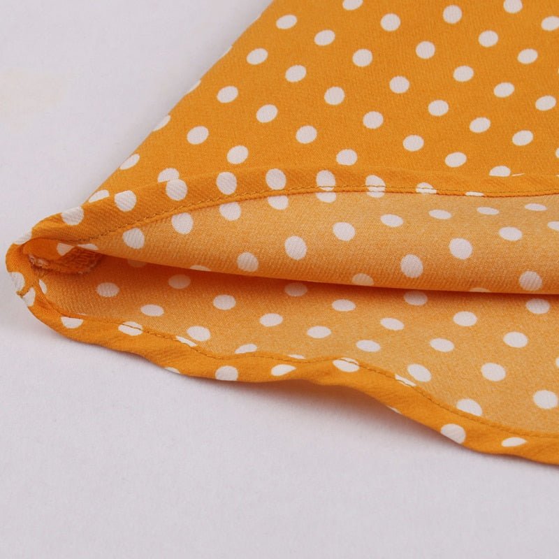 Robe Années 50 Jaune Petits Pois - Louise Vintage