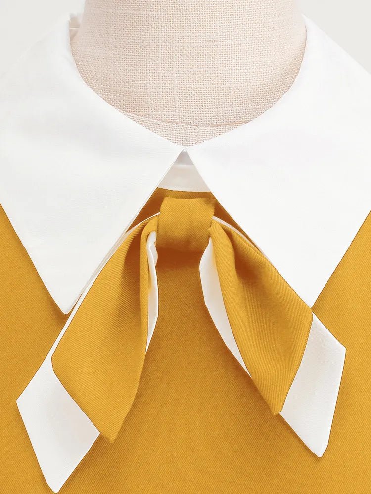 Robe Années 50 Orange - Louise Vintage