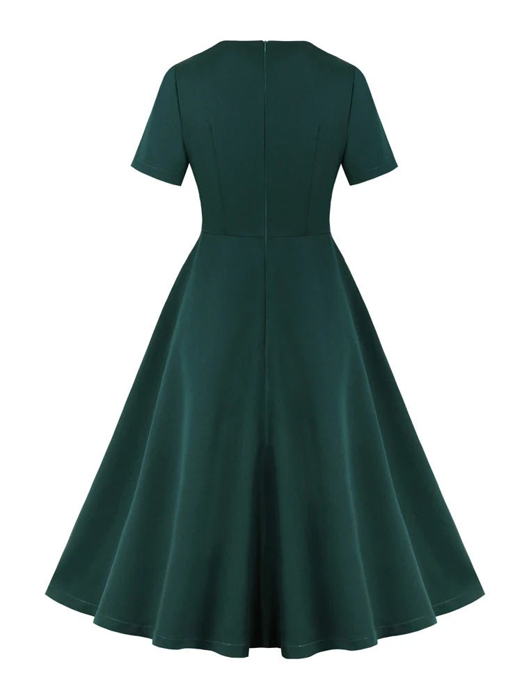 Robe Années 50 Vert - Louise Vintage