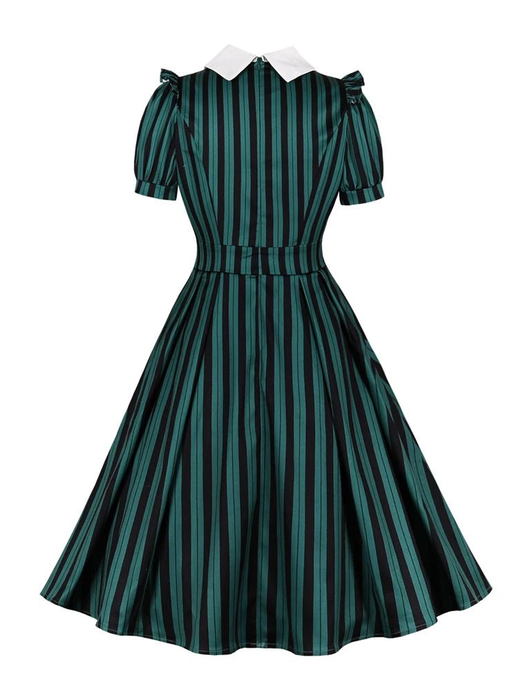 Robe Années 50 Vintage Vert - Louise Vintage