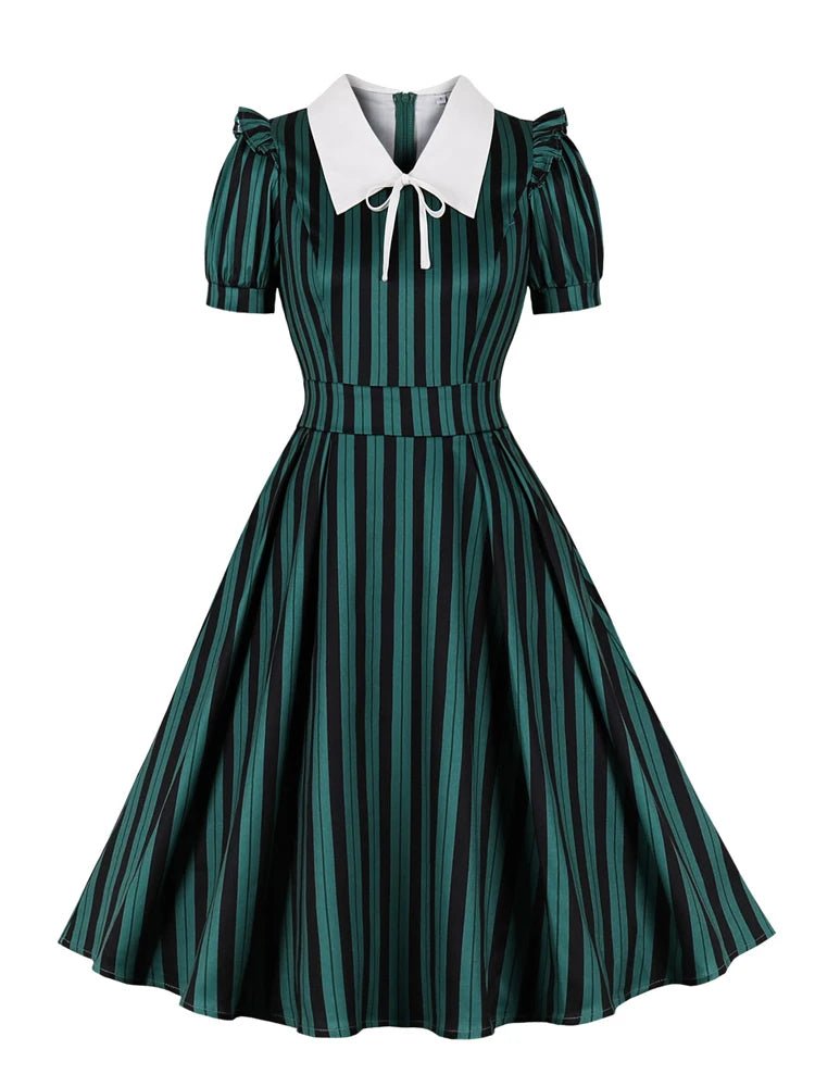 Robe Années 50 Vintage Vert - Louise Vintage