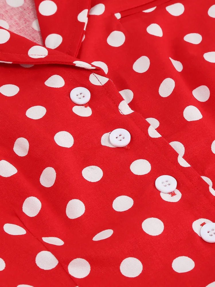 Robe Années 60 Rouge - Louise Vintage