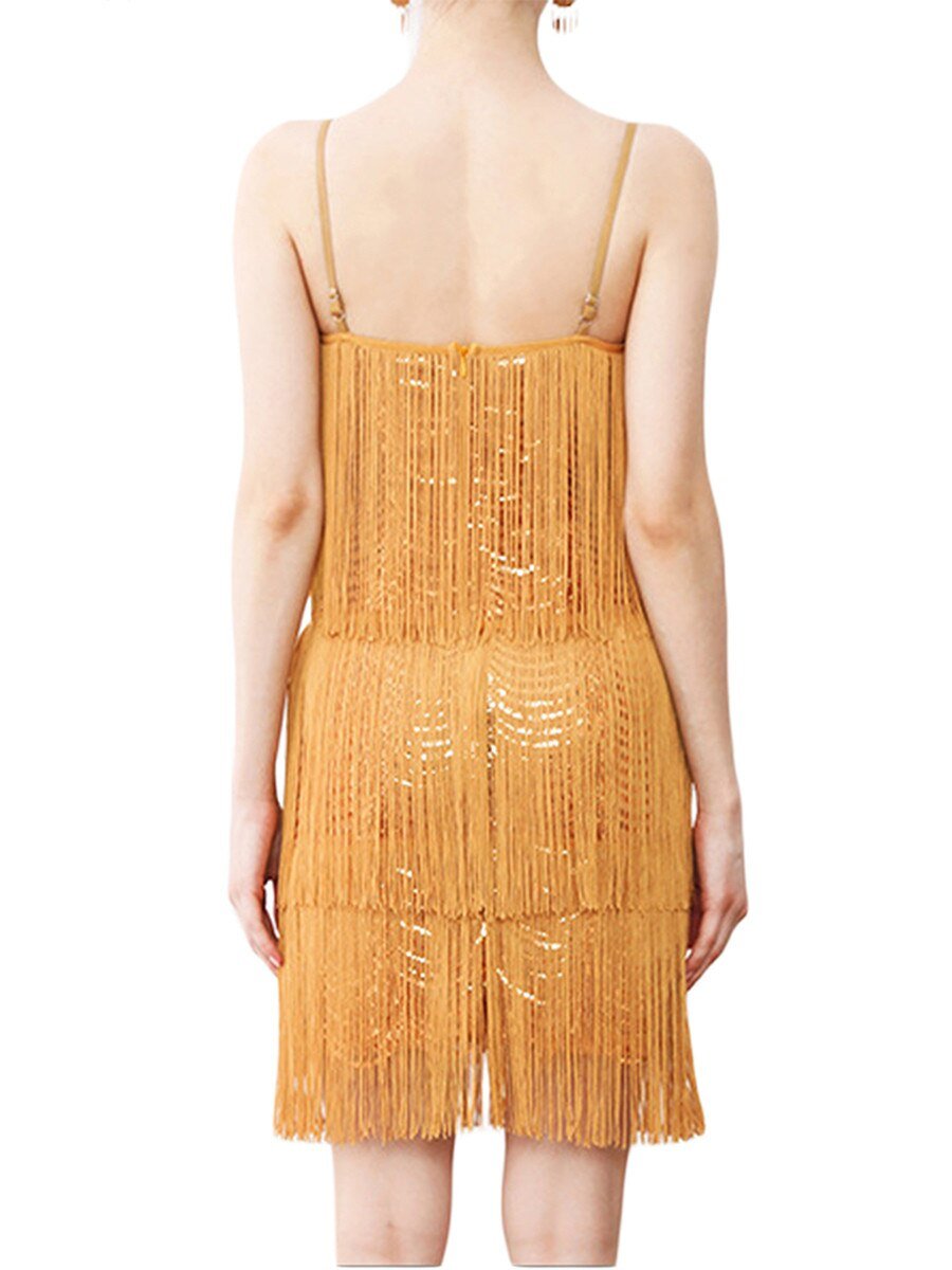 Robe Années 70 Dorée - Louise Vintage