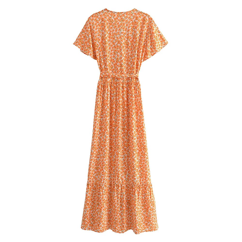 Robe Années 70 Hippie Cool Sun - Louise Vintage