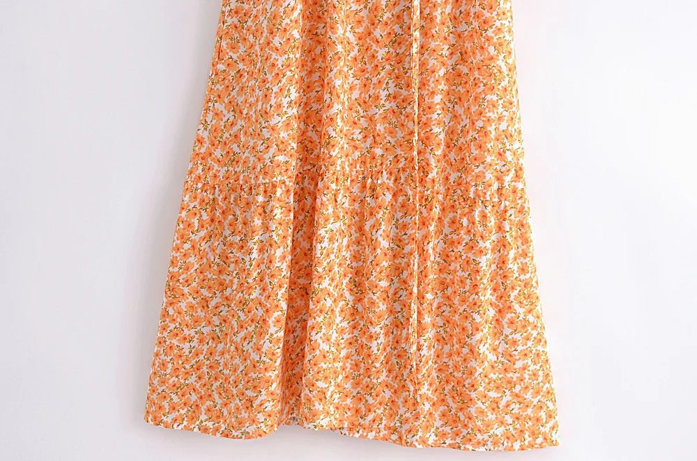 Robe Années 70 Hippie Cool Sun - Louise Vintage
