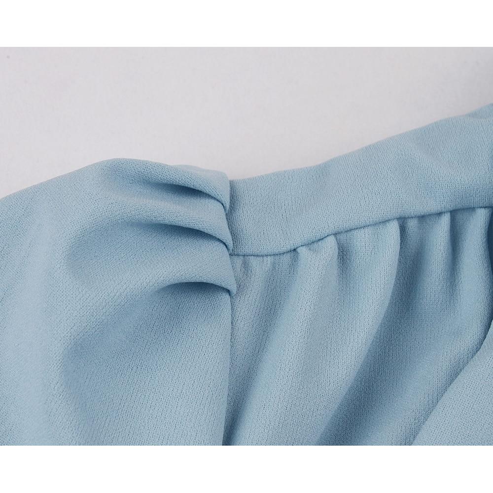 Robe Bleu Année 50 - Louise Vintage