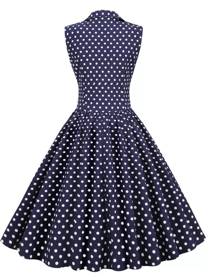 Robe Bleu Année 60 - Louise Vintage