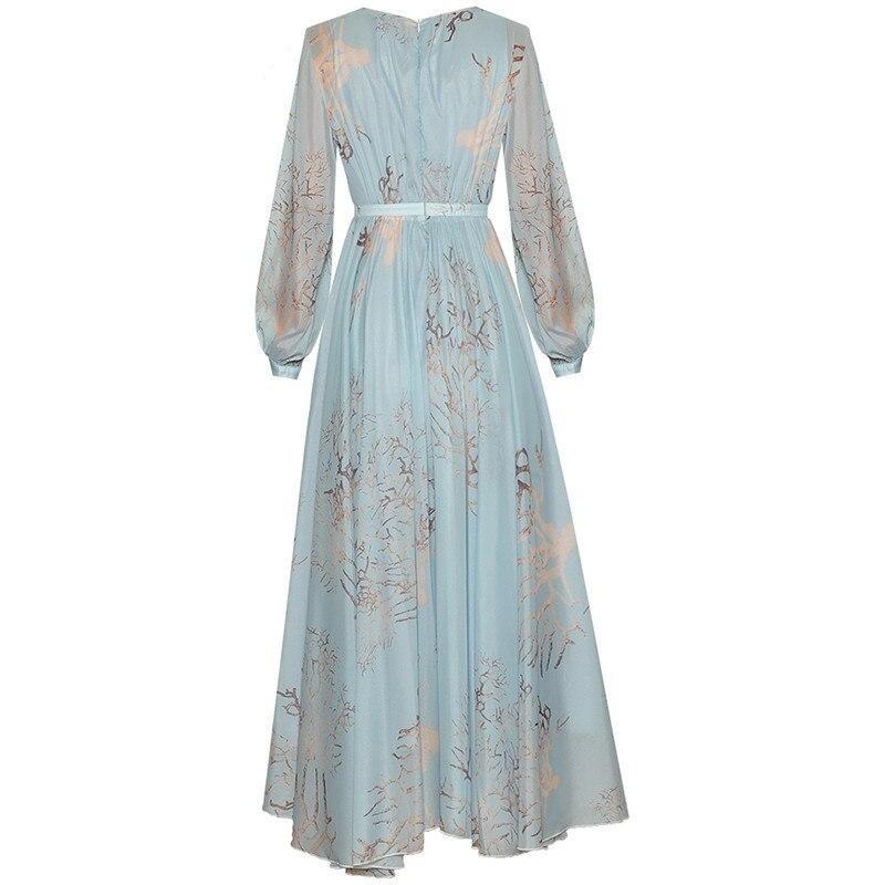 Robe Bleu Années 40 - Louise Vintage