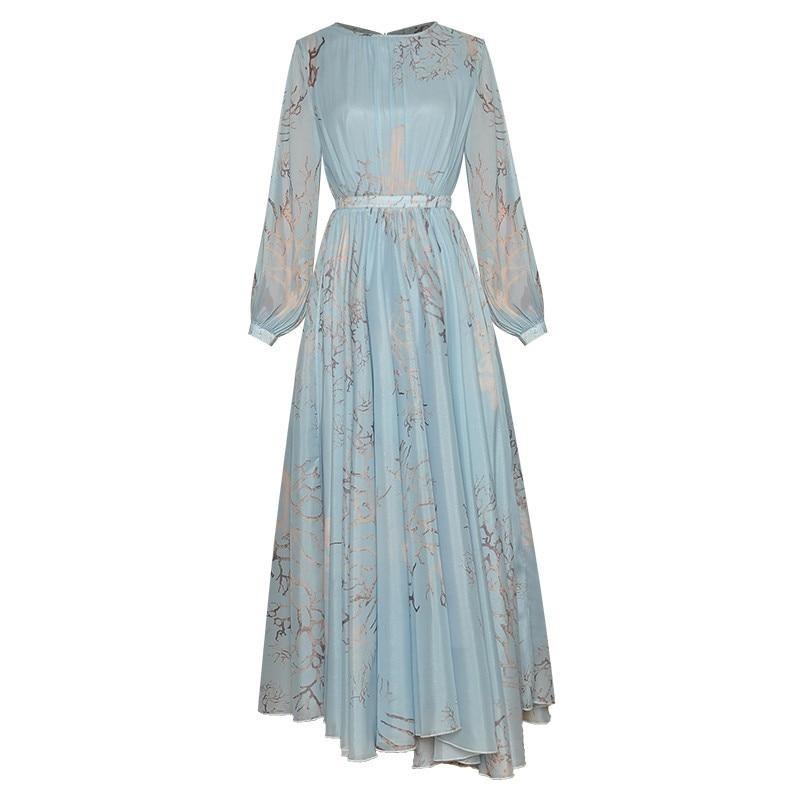 Robe Bleu Années 40 - Louise Vintage