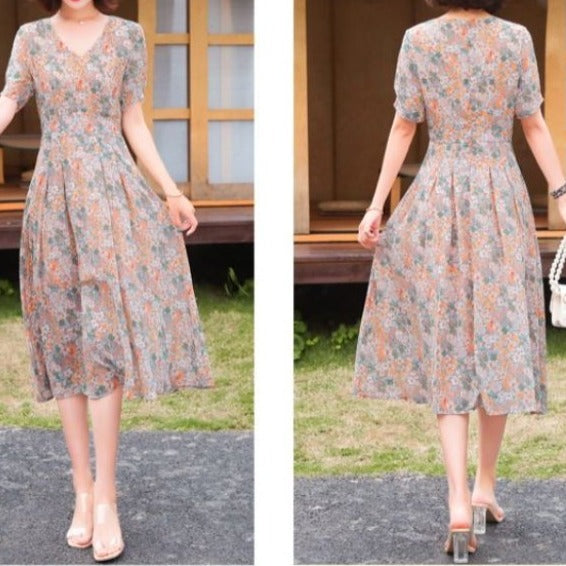 Robe Boheme Longue Années 70 - Louise Vintage