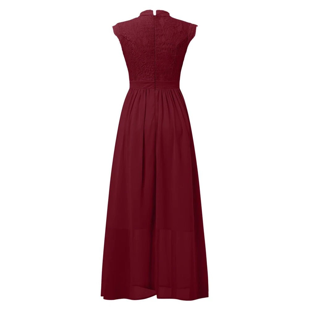 Robe Bordeaux Style Vintage 40s - Louise Vintage