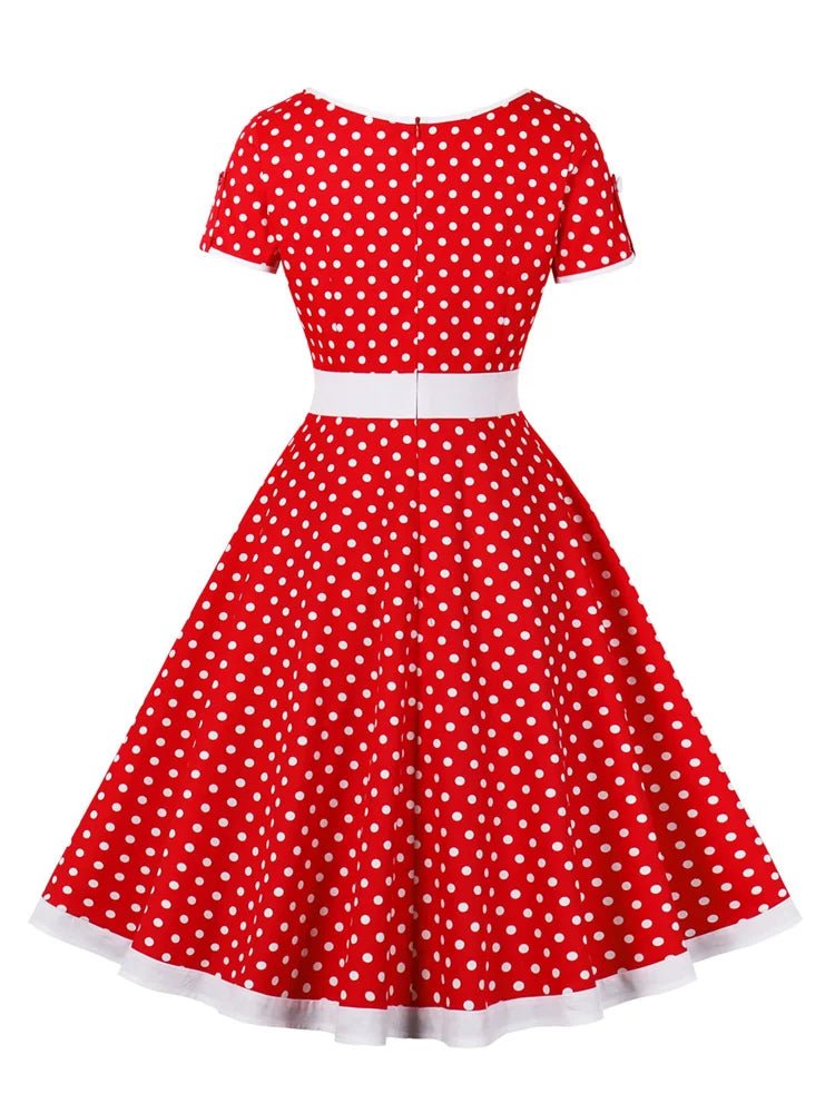 Robe Bustier Année 60 Rouge - Louise Vintage