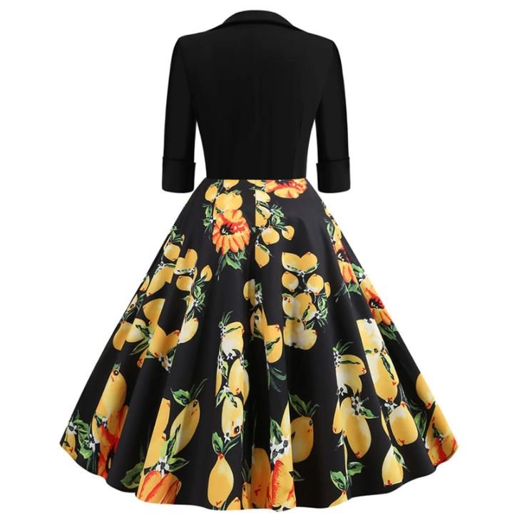 Robe Ceintrée Année 50 - Louise Vintage