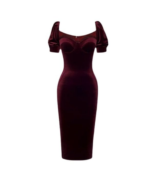 Robe Cocktail Année 40 - Louise Vintage