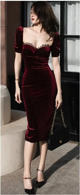 Robe Cocktail Année 40 - Louise Vintage