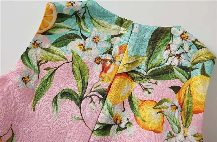 Robe Courte Années 40 Fleurie - Louise Vintage