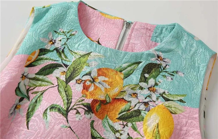 Robe Courte Années 40 Fleurie - Louise Vintage