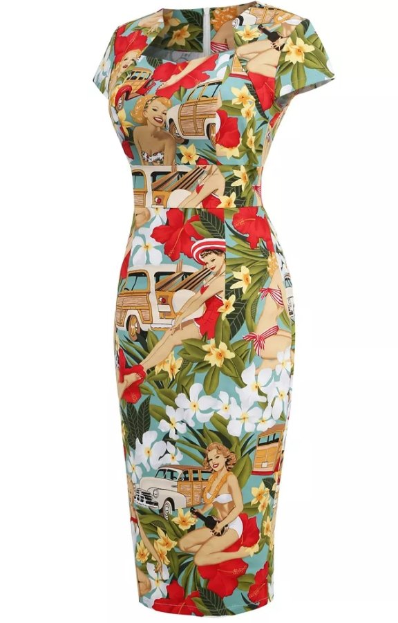 Robe Crayon Année 60 - Louise Vintage