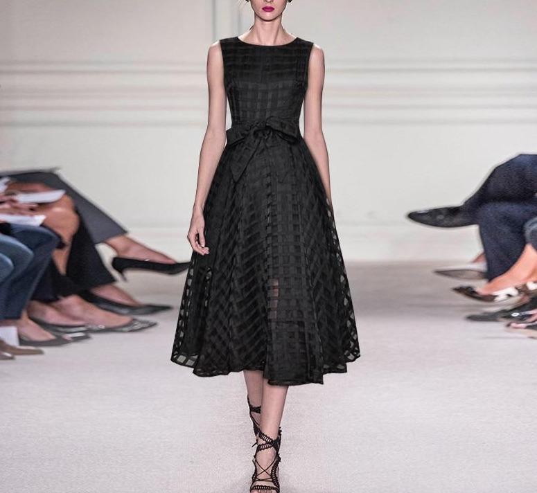 Robe De Bal Noire Vintage - Louise Vintage