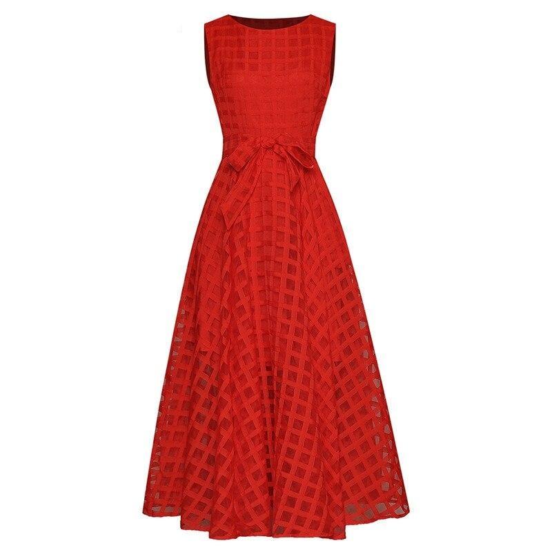 Robe De Bal Rouge Vintage - Louise Vintage