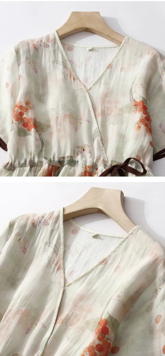 Robe de Soirée Année 70 Patchwork - Louise Vintage