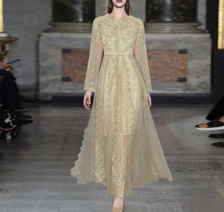 Robe Dentelle Année 40 - Louise Vintage