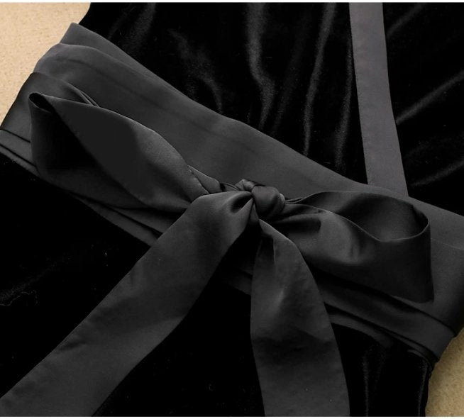 Robe des Années 40 50 Noir - Louise Vintage