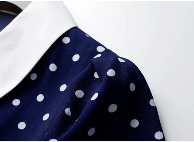 Robe Droite à Pois Vintage - Louise Vintage