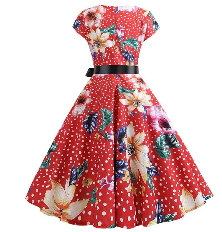 Robe Evasée Vintage Artistique - Louise Vintage