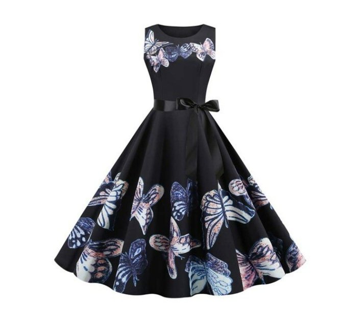 Robe Evasée Vintage Violette - Louise Vintage