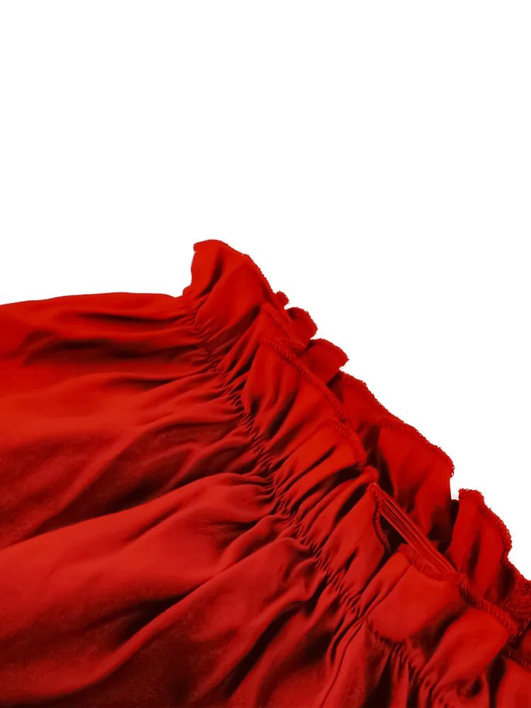 Robe Femme Années 50 Rouge - Louise Vintage