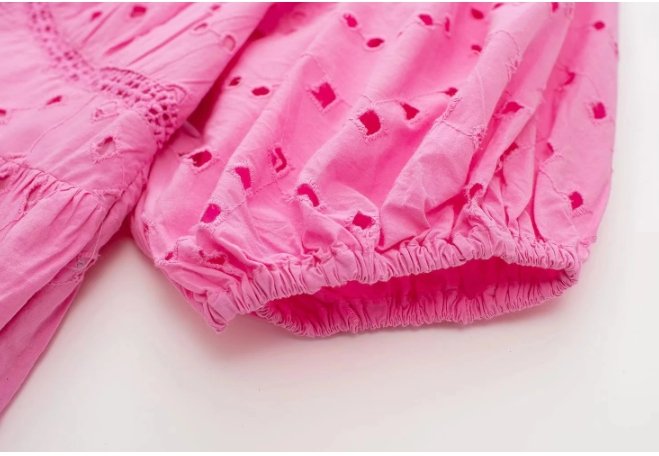 Robe Femme Rose Années 40 - Louise Vintage