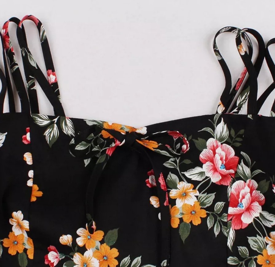 Robe Fille Rockabilly Année 50 - Louise Vintage