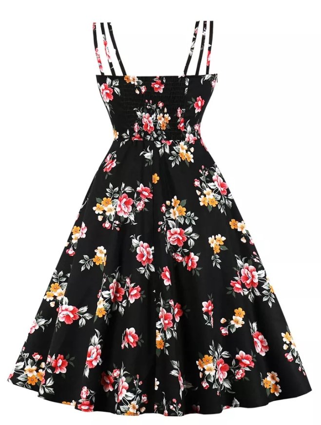 Robe Fille Rockabilly Année 50 - Louise Vintage