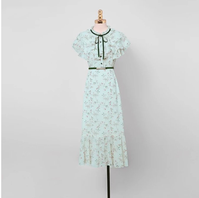 Robe Habillée Année 40 - Louise Vintage
