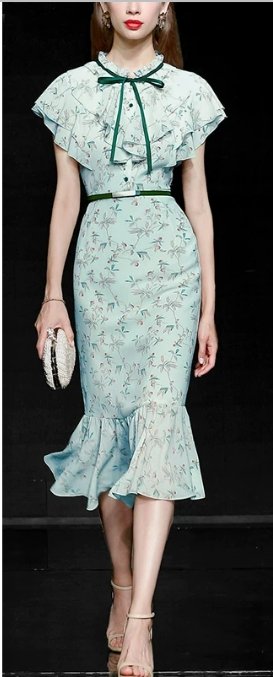 Robe Habillée Année 40 - Louise Vintage