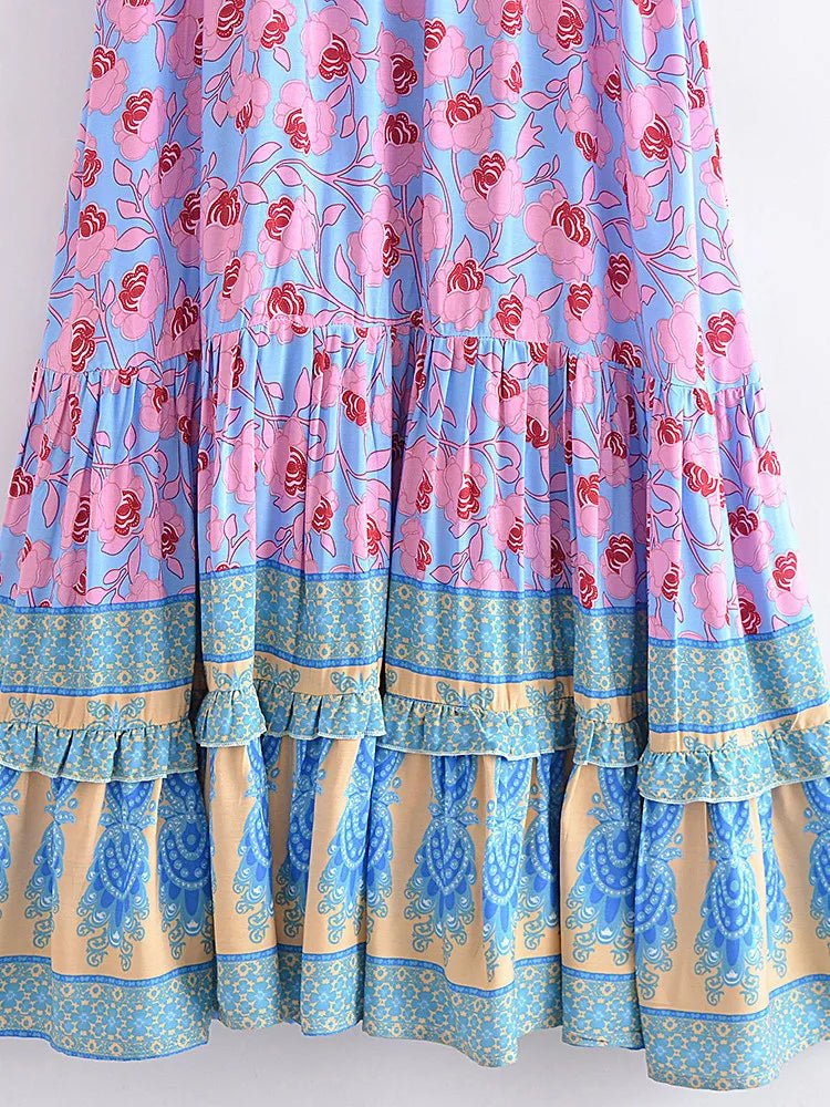 Robe Hippie Années 70 Dégradé - Louise Vintage