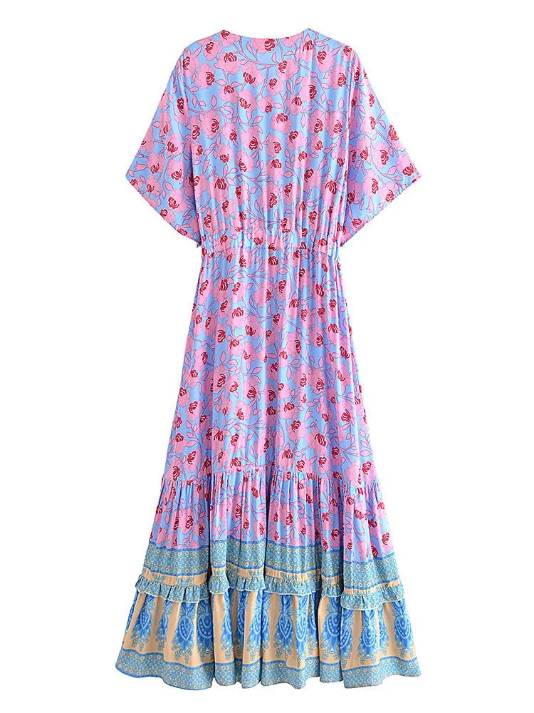 Robe Hippie Années 70 Dégradé - Louise Vintage