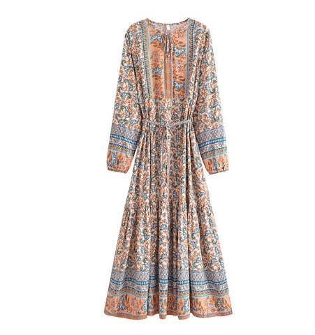 Robe Imprimé Années 70 - Louise Vintage