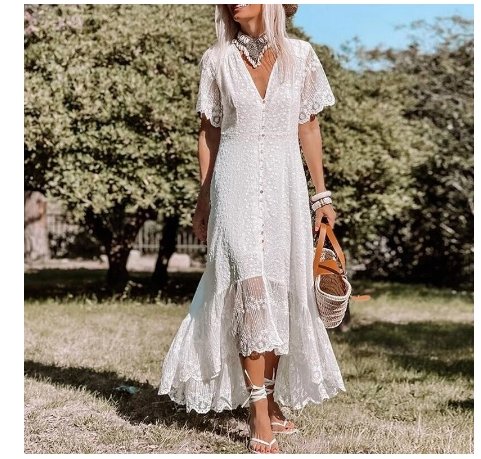Robe Longue Année 70 Vintage - Louise Vintage