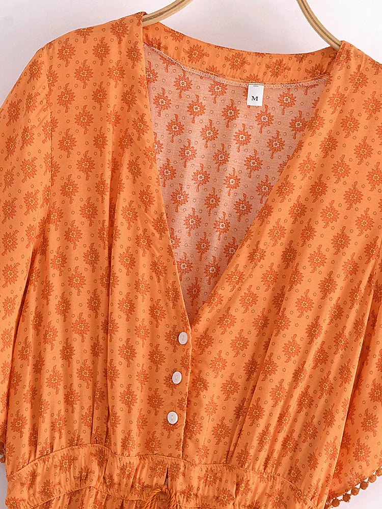 Robe Longue Décolleté Année 70 - Louise Vintage