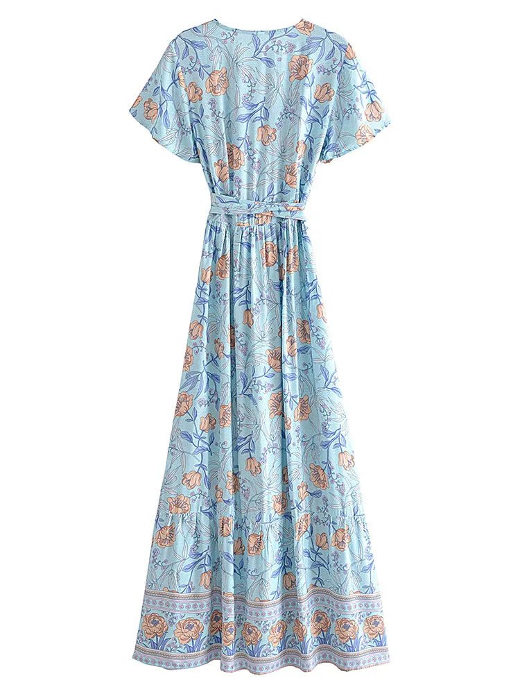 Robe Longue Style Année 70 - Louise Vintage